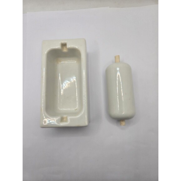 Vintage Wilson Jones CO USA No. 06 Porcelain Stamp Envelope Roller Moistener Wet - Picture 5 of 7